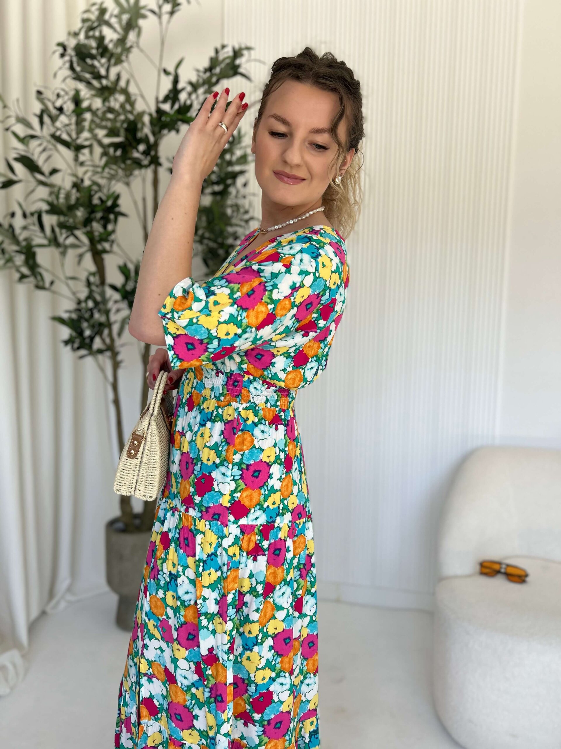 SUKIENKA FLOWER MAXI - obrazek 4