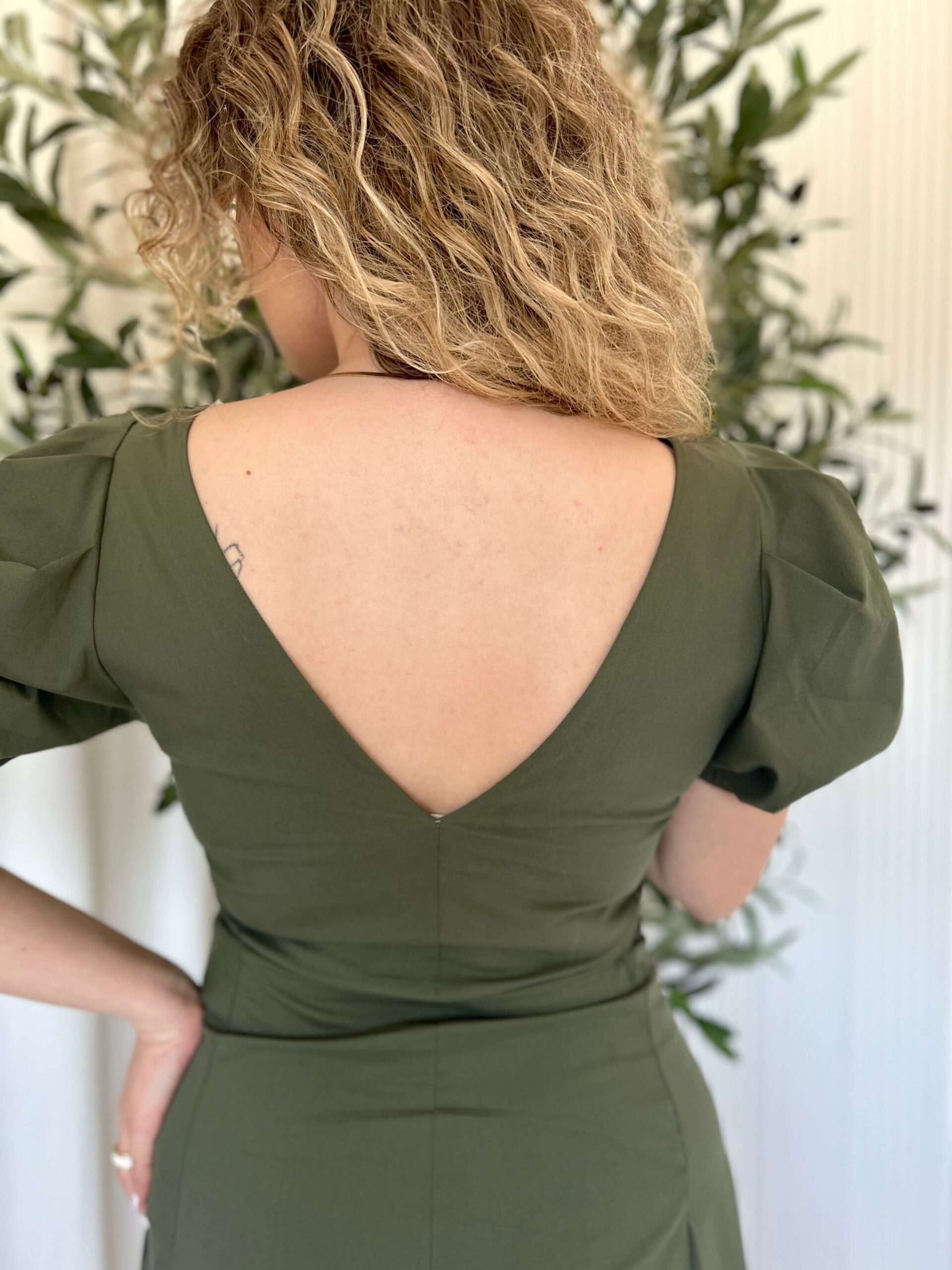 SUKIENKA CLASSY khaki - obrazek 4