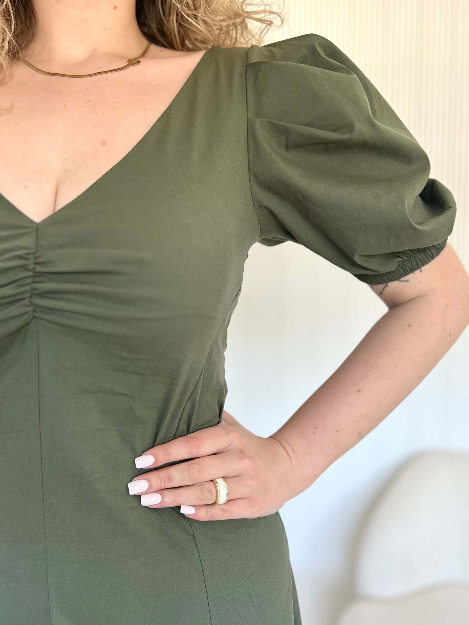 SUKIENKA CLASSY khaki - obrazek 3