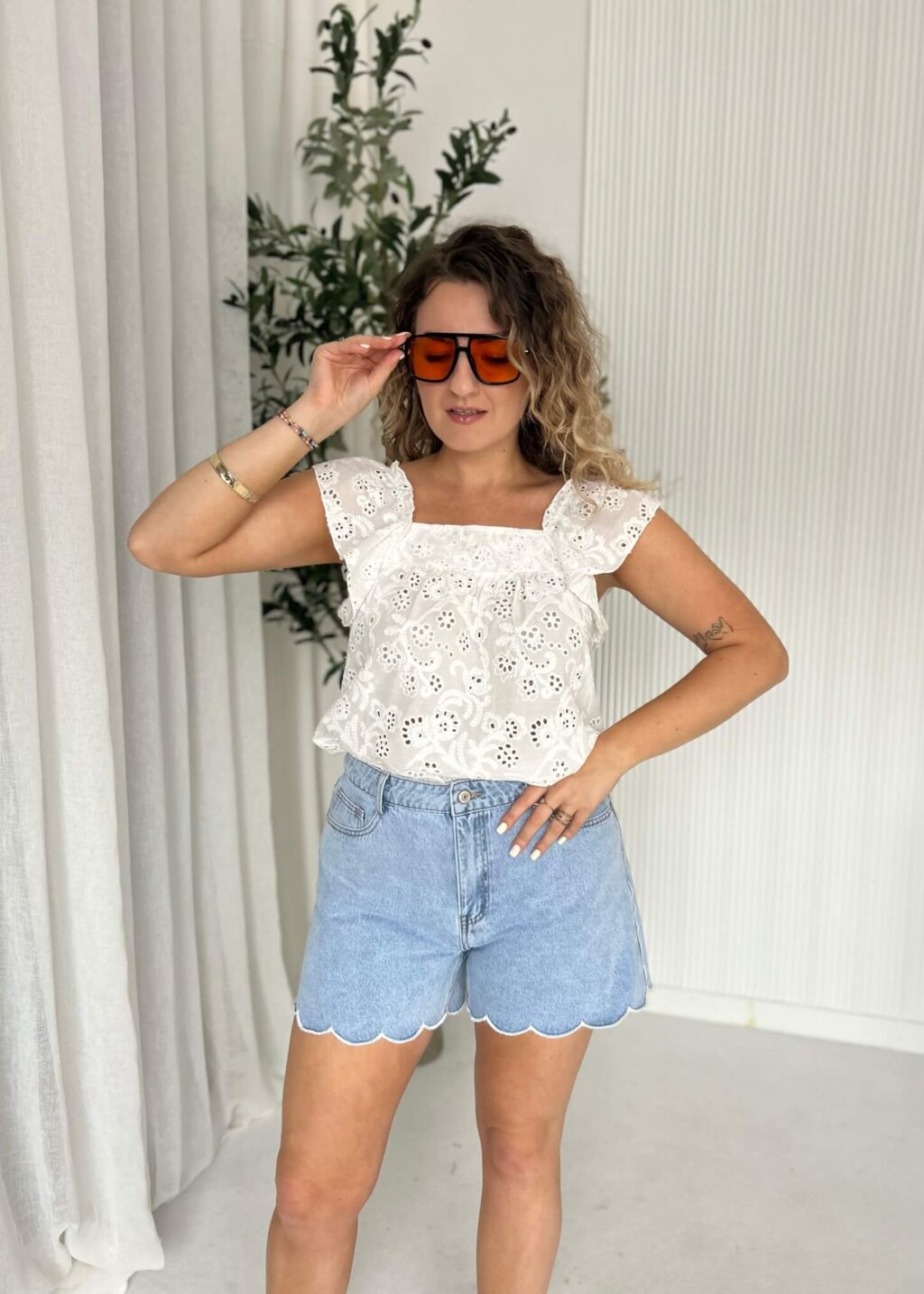 BLUZKA AŻUROWA