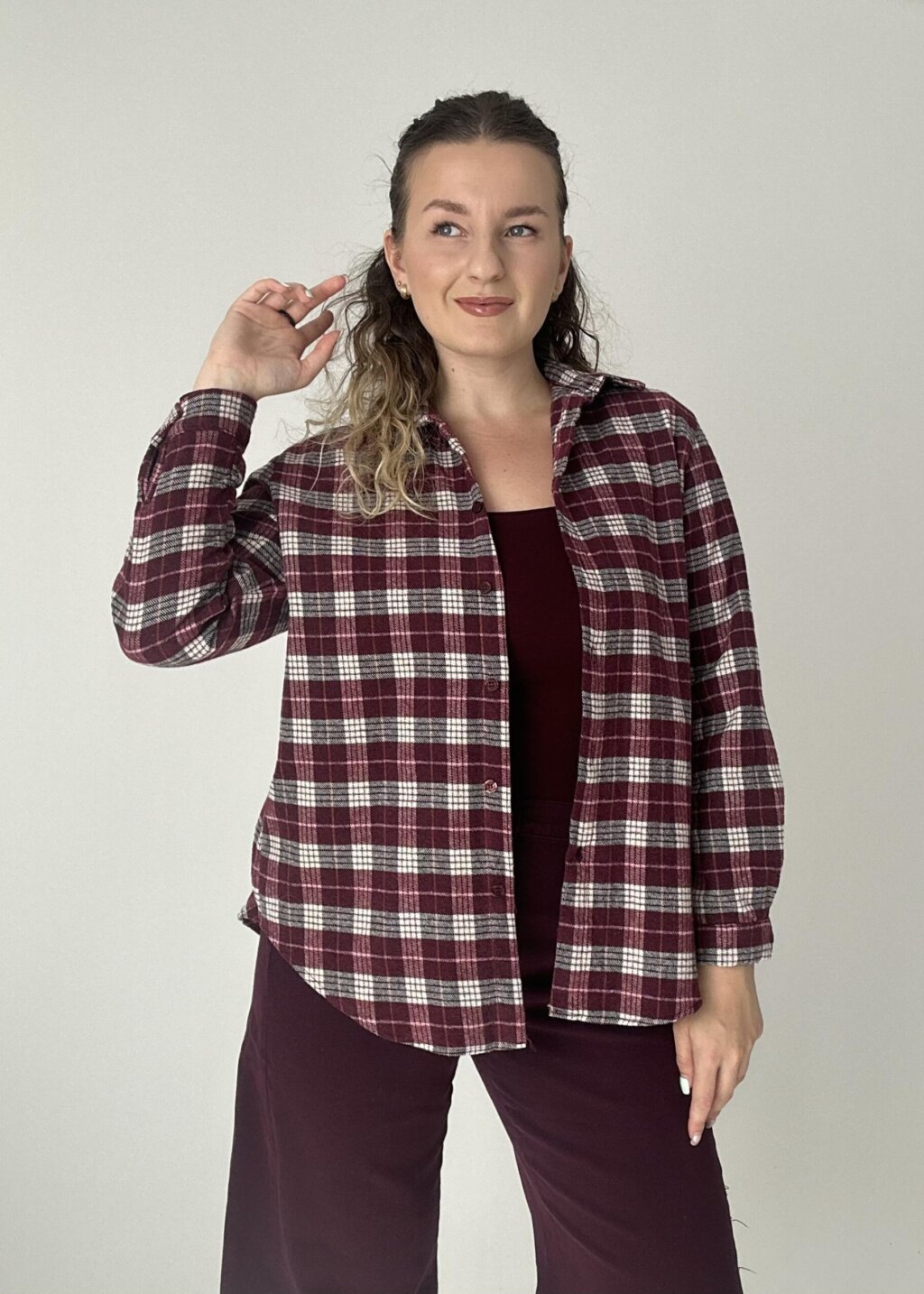 KOSZULA ALIA BORDO