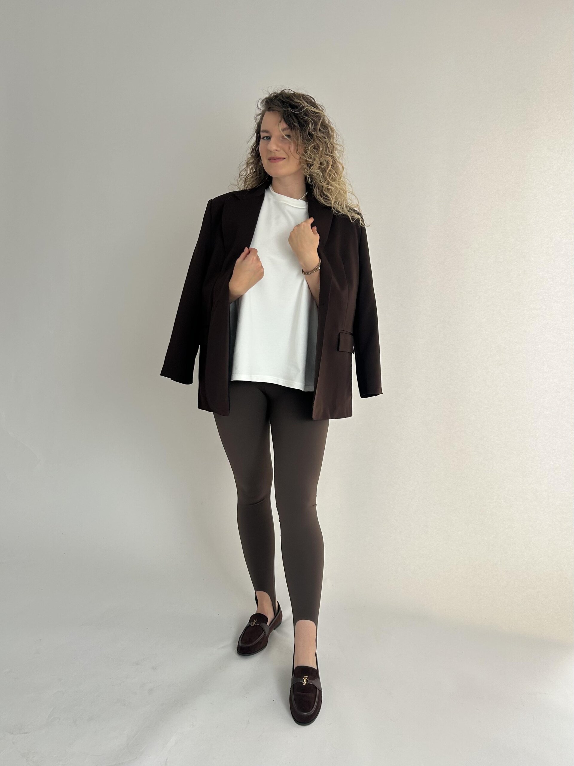 LEGGINSY NARCIARKI CZEKOLADA - obrazek 3